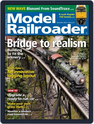 Model Railroader December 1st, 2022 Digital Back Issue Cover