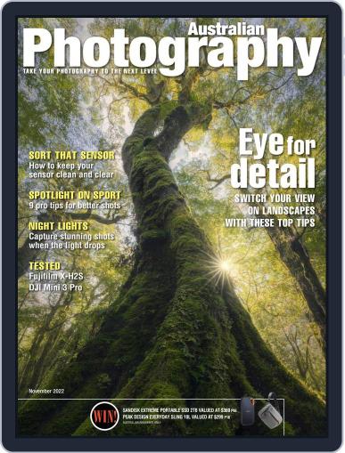 Australian Photography November 1st, 2022 Digital Back Issue Cover