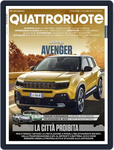 Quattroruote October 1st, 2022 Digital Back Issue Cover