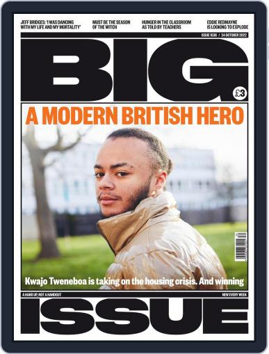 The Big Issue United Kingdom October 24th, 2022 Digital Back Issue Cover