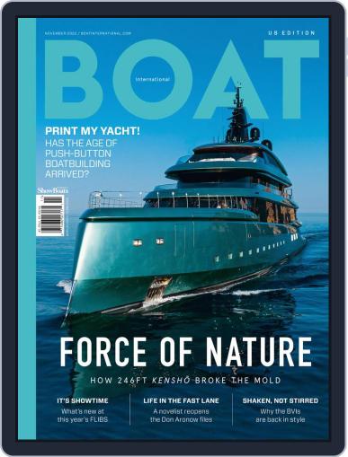 Boat International US Edition November 1st, 2022 Digital Back Issue Cover