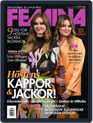 Femina Sweden October 17th, 2022 Digital Back Issue Cover