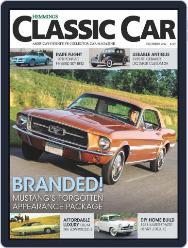 Hemmings Classic Car December 1st, 2022 Digital Back Issue Cover