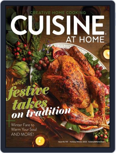 Cuisine at home October 1st, 2022 Digital Back Issue Cover