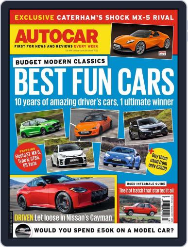 Autocar October 26th, 2022 Digital Back Issue Cover