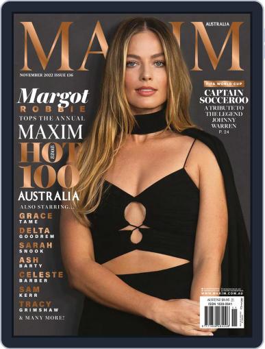 Maxim Australia November 1st, 2022 Digital Back Issue Cover