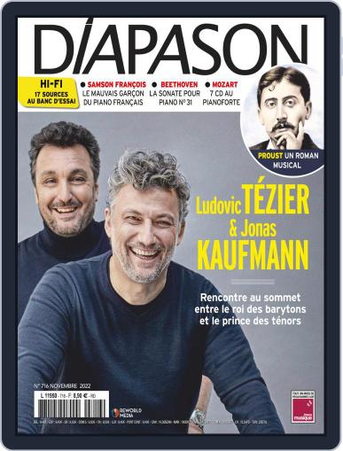 Diapason November 1st, 2022 Digital Back Issue Cover