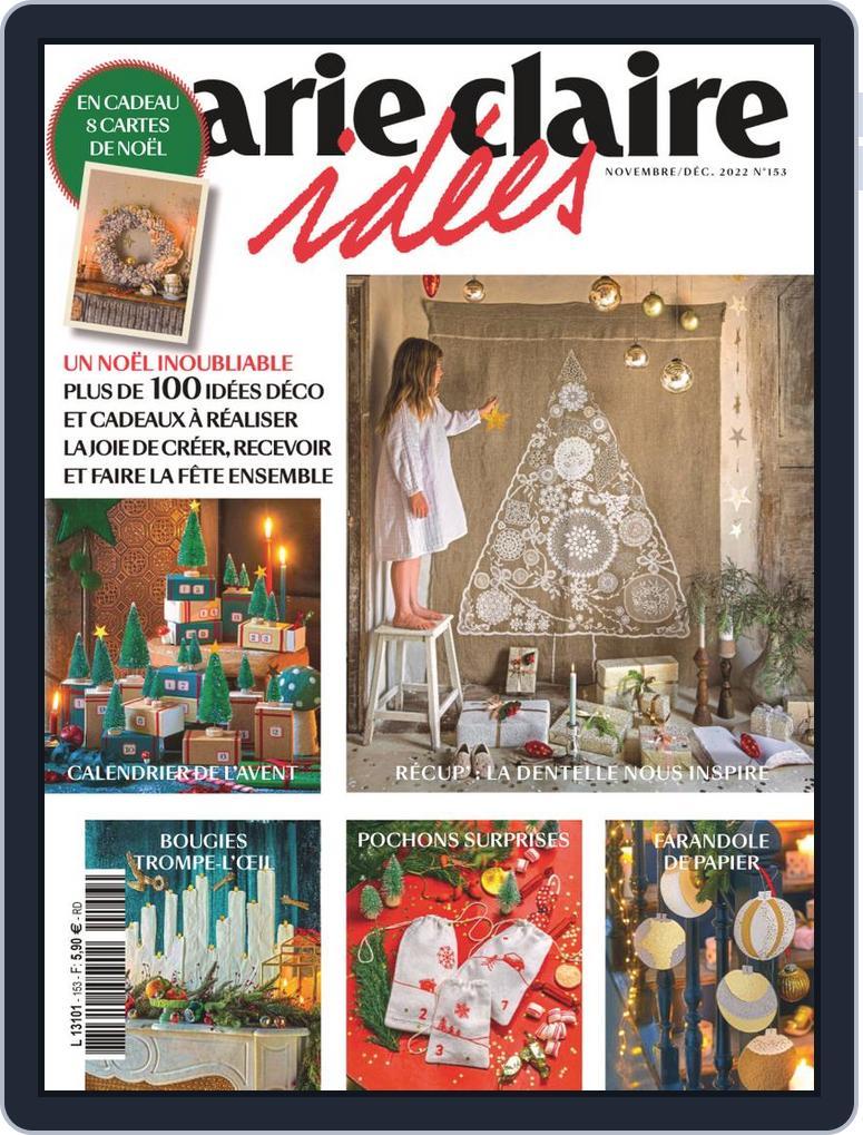 Marie Claire Idées (Digital) Subscription                    November 1st, 2022 Issue