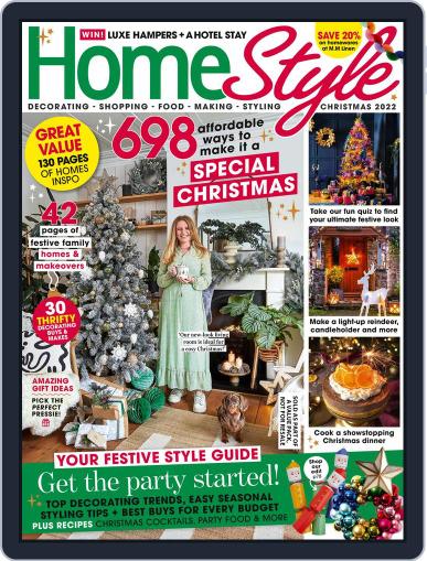 HomeStyle United Kingdom December 1st, 2022 Digital Back Issue Cover
