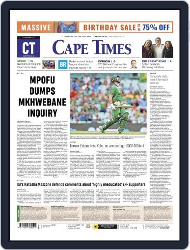 Cape Times October 28th, 2022 Digital Back Issue Cover