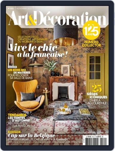 Art & Décoration November 1st, 2022 Digital Back Issue Cover