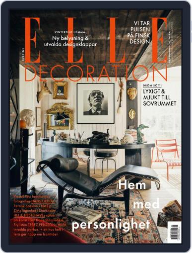 ELLE Decoration Sweden November 1st, 2022 Digital Back Issue Cover