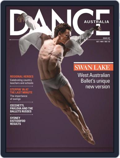 Dance Australia October 1st, 2022 Digital Back Issue Cover