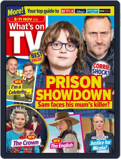 What's on TV November 5th, 2022 Digital Back Issue Cover