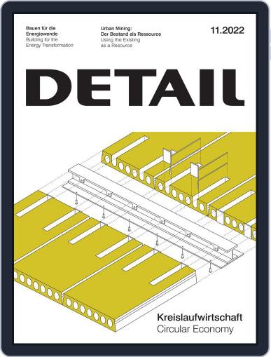 Detail November 1st, 2022 Digital Back Issue Cover