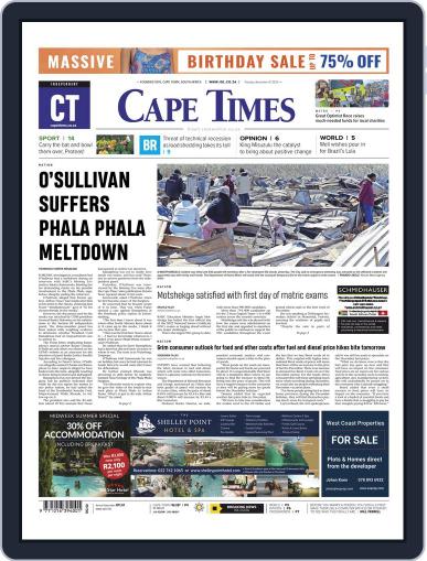 Cape Times November 1st, 2022 Digital Back Issue Cover