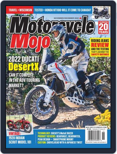 Motorcycle Mojo November 1st, 2022 Digital Back Issue Cover