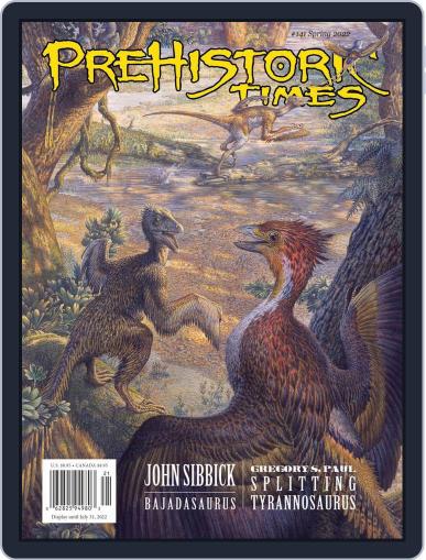 Prehistoric Times April 15th, 2022 Digital Back Issue Cover