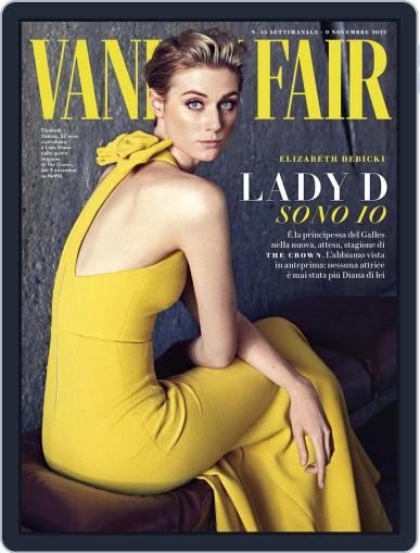 Vanity Fair Italia November 9th, 2022 Digital Back Issue Cover