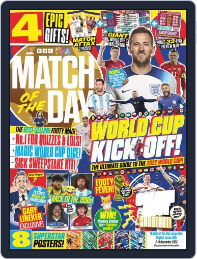 Match Of The Day November 2nd, 2022 Digital Back Issue Cover