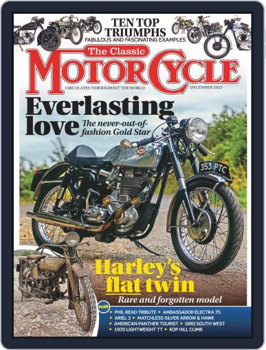 The Classic MotorCycle December 1st, 2022 Digital Back Issue Cover