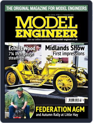 Model Engineer November 1st, 2022 Digital Back Issue Cover