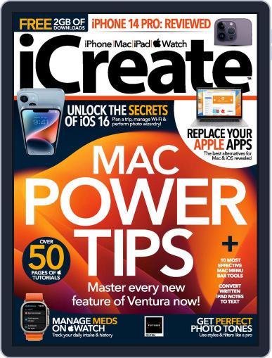 iCreate November 3rd, 2022 Digital Back Issue Cover