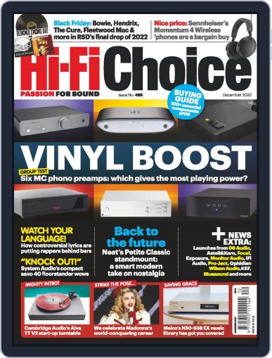 Hi-Fi Choice November 3rd, 2022 Digital Back Issue Cover