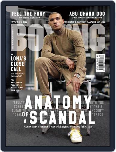 Boxing News November 3rd, 2022 Digital Back Issue Cover