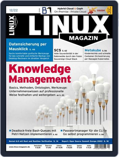 Linux Magazin germany November 3rd, 2022 Digital Back Issue Cover