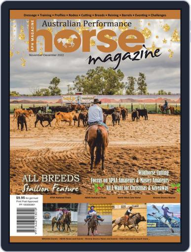 Australian Performance Horse November 1st, 2022 Digital Back Issue Cover
