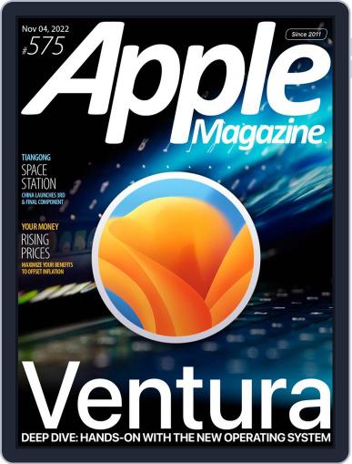 AppleMagazine November 4th, 2022 Digital Back Issue Cover