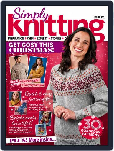 Simply Knitting December 1st, 2022 Digital Back Issue Cover