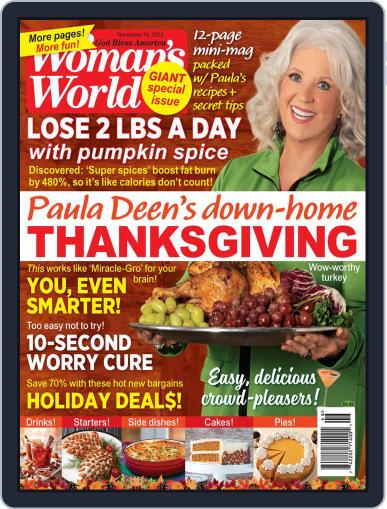 Woman's World November 14th, 2022 Digital Back Issue Cover