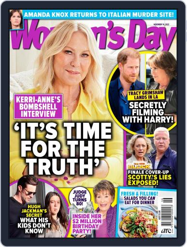 Woman's Day Australia November 14th, 2022 Digital Back Issue Cover