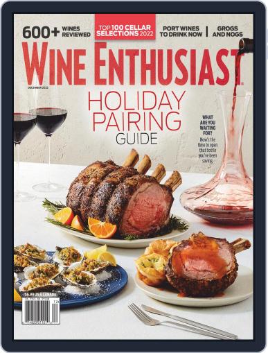 Wine Enthusiast December 1st, 2022 Digital Back Issue Cover