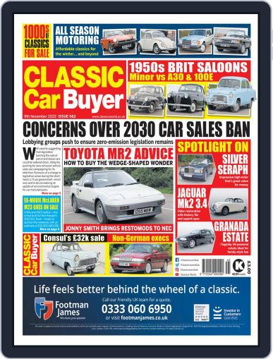 Classic Car Buyer November 9th, 2022 Digital Back Issue Cover