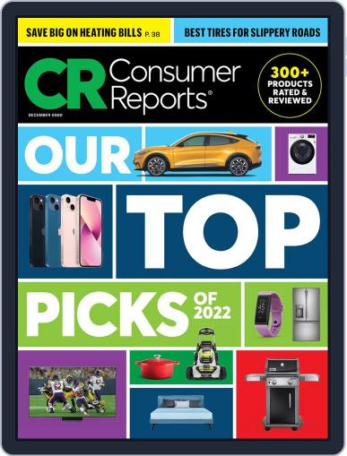 Consumer Reports December 1st, 2022 Digital Back Issue Cover