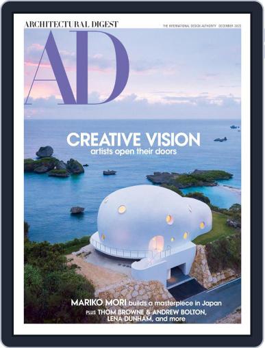 Architectural Digest December 1st, 2022 Digital Back Issue Cover