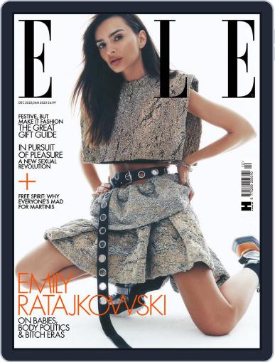 Elle UK December 1st, 2022 Digital Back Issue Cover