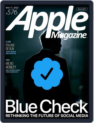 AppleMagazine November 11th, 2022 Digital Back Issue Cover