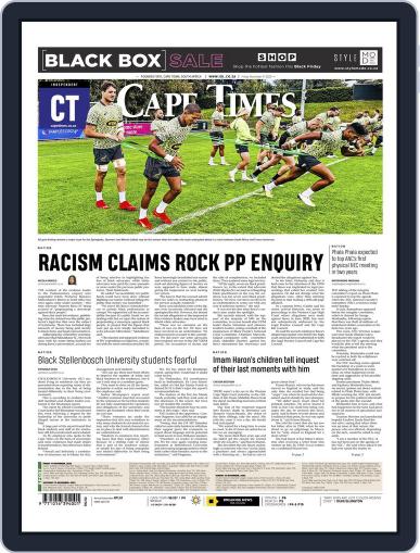 Cape Times November 11th, 2022 Digital Back Issue Cover