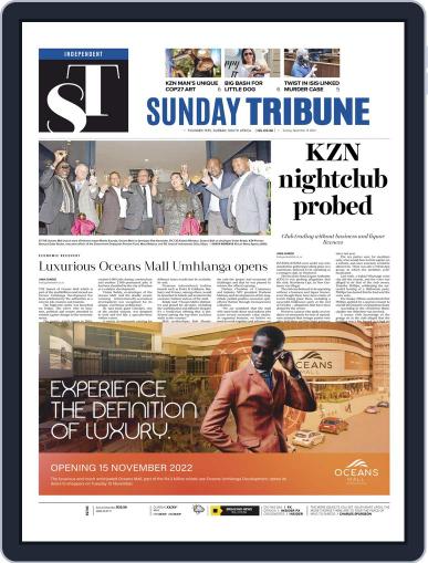 Sunday Tribune November 13th, 2022 Digital Back Issue Cover