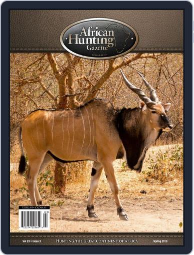 African Hunting Gazette January 1st, 2018 Digital Back Issue Cover