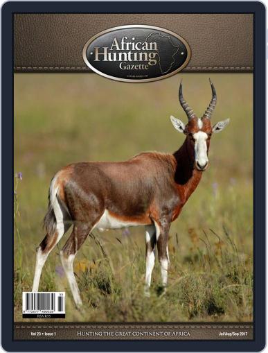 African Hunting Gazette July 1st, 2017 Digital Back Issue Cover