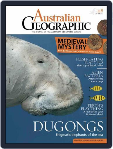 Australian Geographic January 7th, 2014 Digital Back Issue Cover