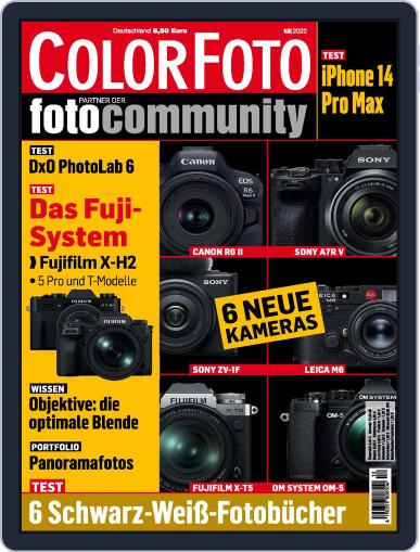 Colorfoto November 15th, 2022 Digital Back Issue Cover