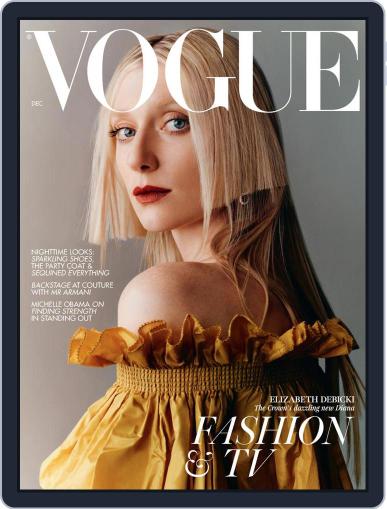British Vogue December 1st, 2022 Digital Back Issue Cover