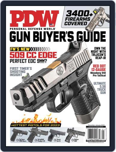 Personal Defense World December 1st, 2022 Digital Back Issue Cover