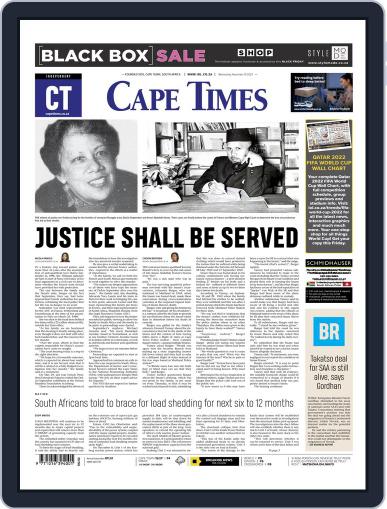 Cape Times November 16th, 2022 Digital Back Issue Cover